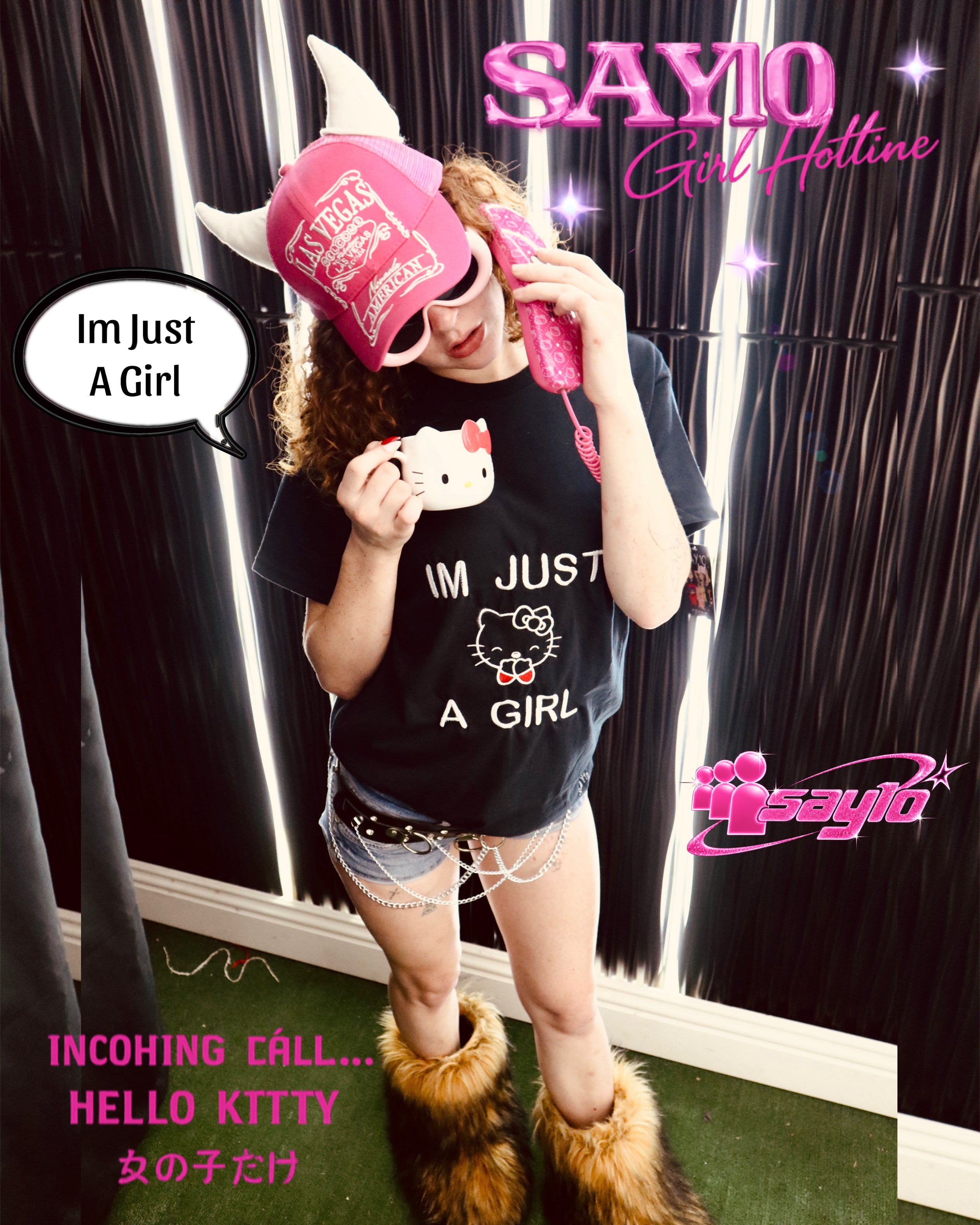 I’m Just A Girl (HK) Oversized Tee