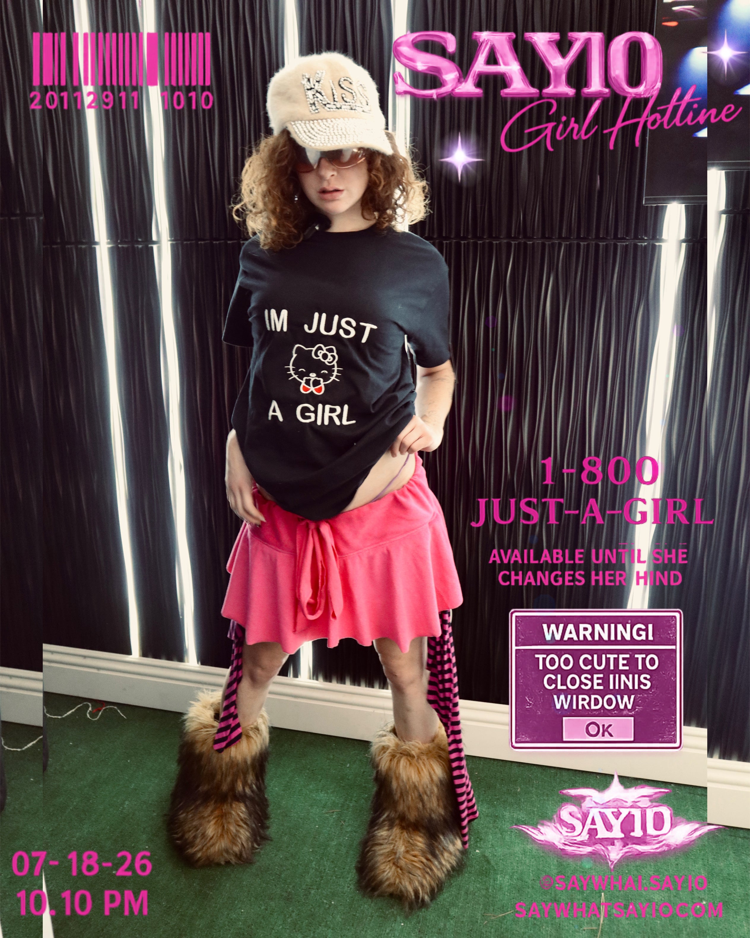 I’m Just A Girl (HK) Oversized Tee
