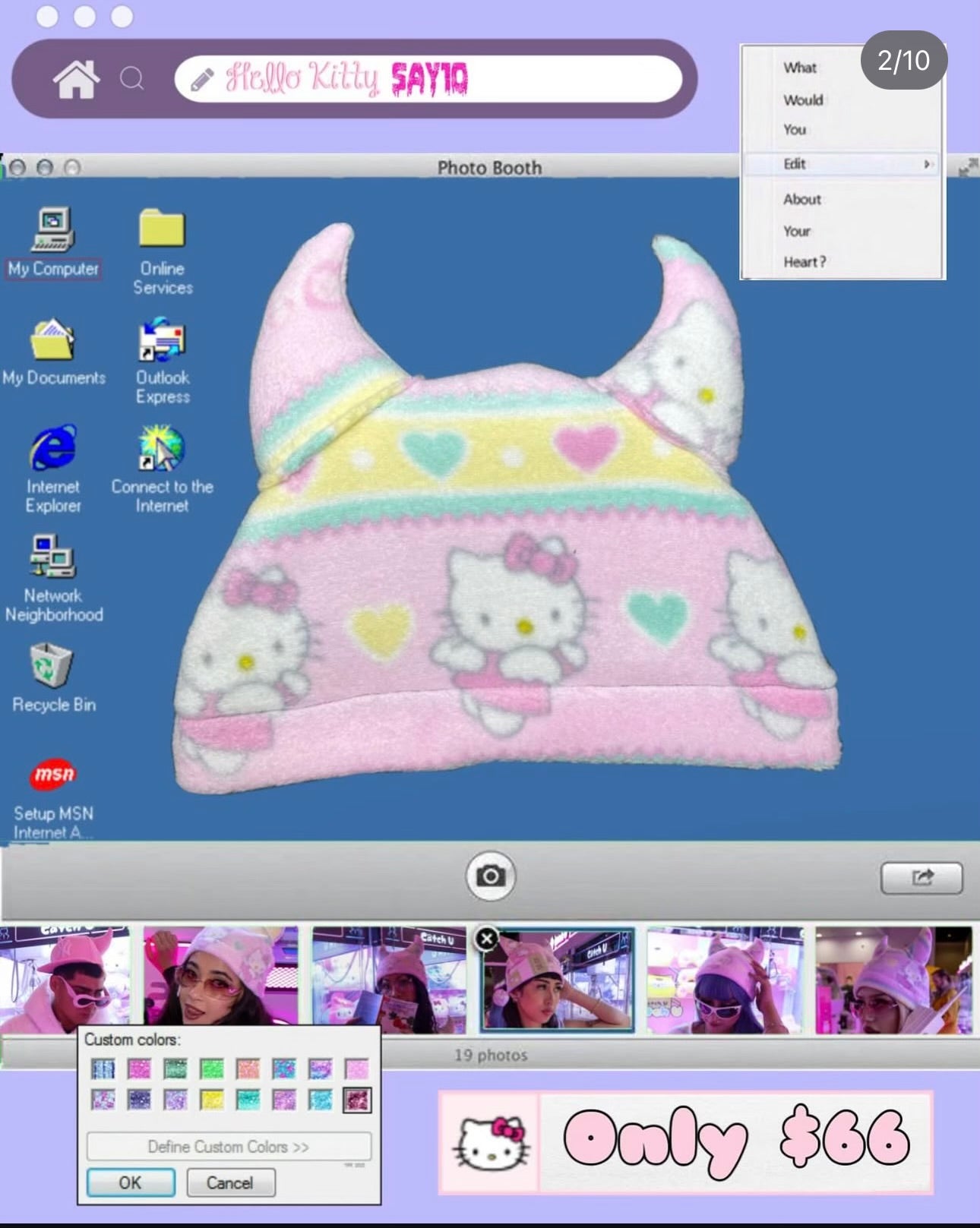 Hello Kitty Beanie No’ 2