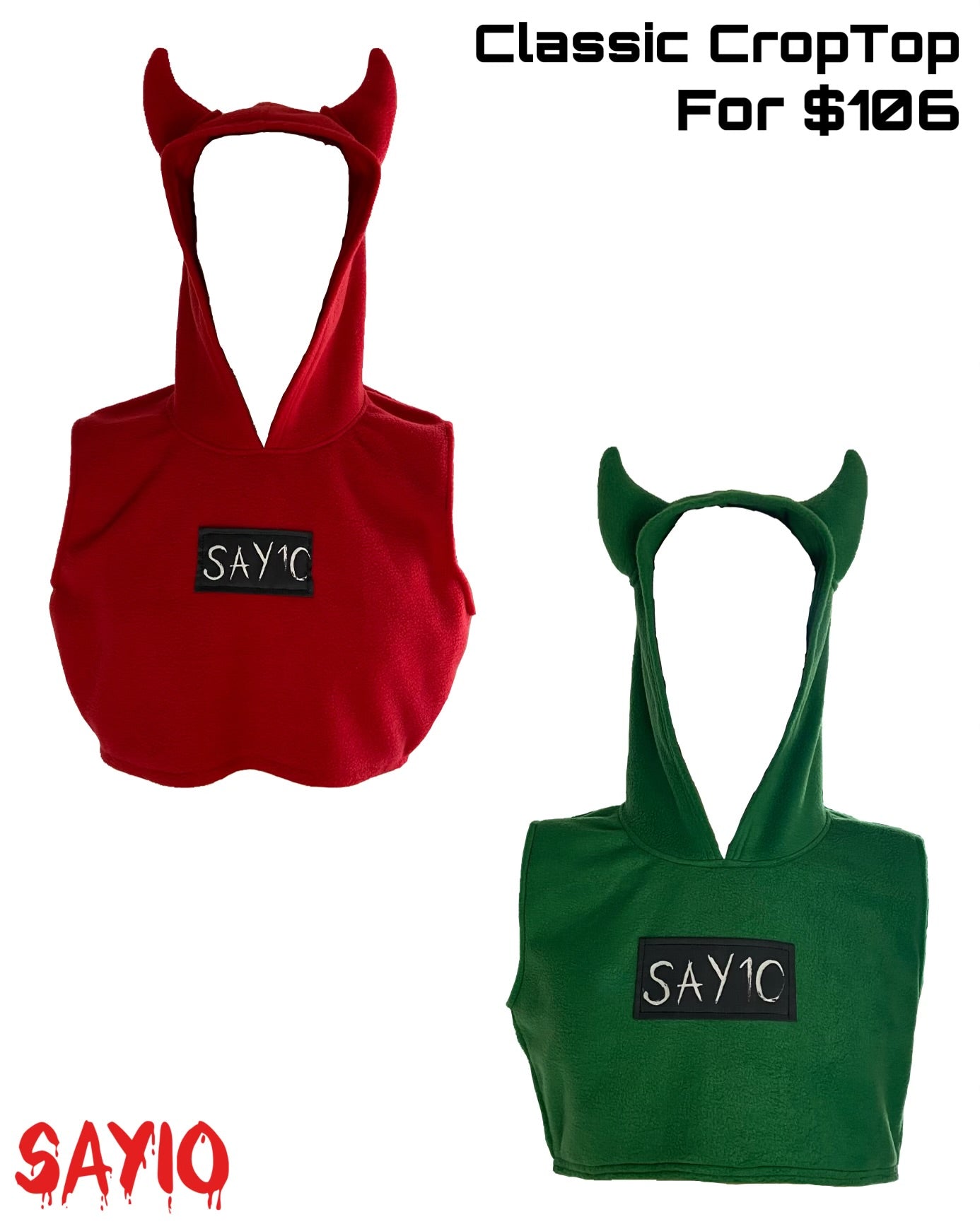 SAY10 Classic Crop Tee